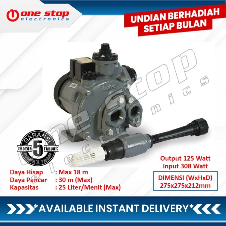 SANYO PDWH-130B Pompa Air Jet Pump Sumur Dalam PDWH130B PD-WH130B