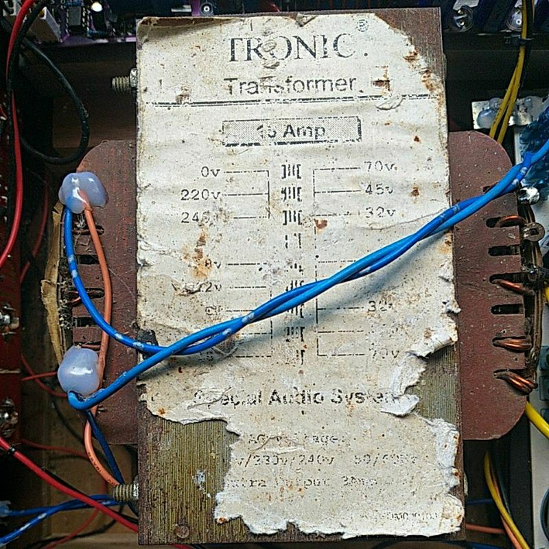 Trafo 15A TRONIC 32v - 70v CT