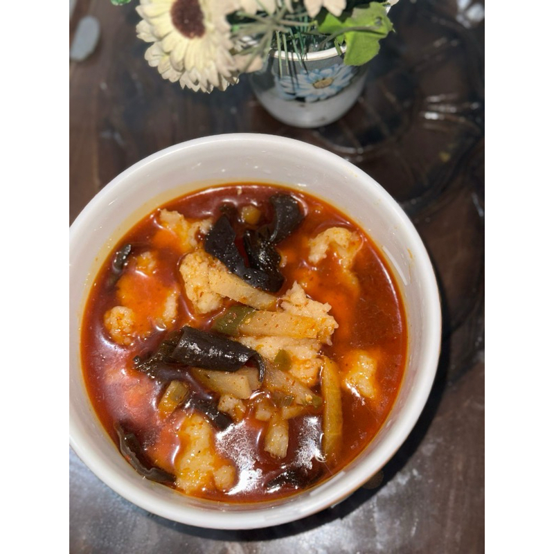 

Tekwan palembang kuah merah