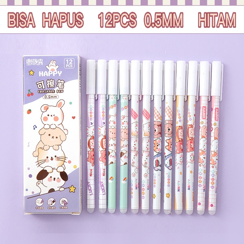 

PULPEN BISA DIHAPUS KARAKTER LUCU / ERASABLE NEUTRAL PEN / PULPEN HAPUS MOTIF LUCU / ERASABLE PEN KAWAII