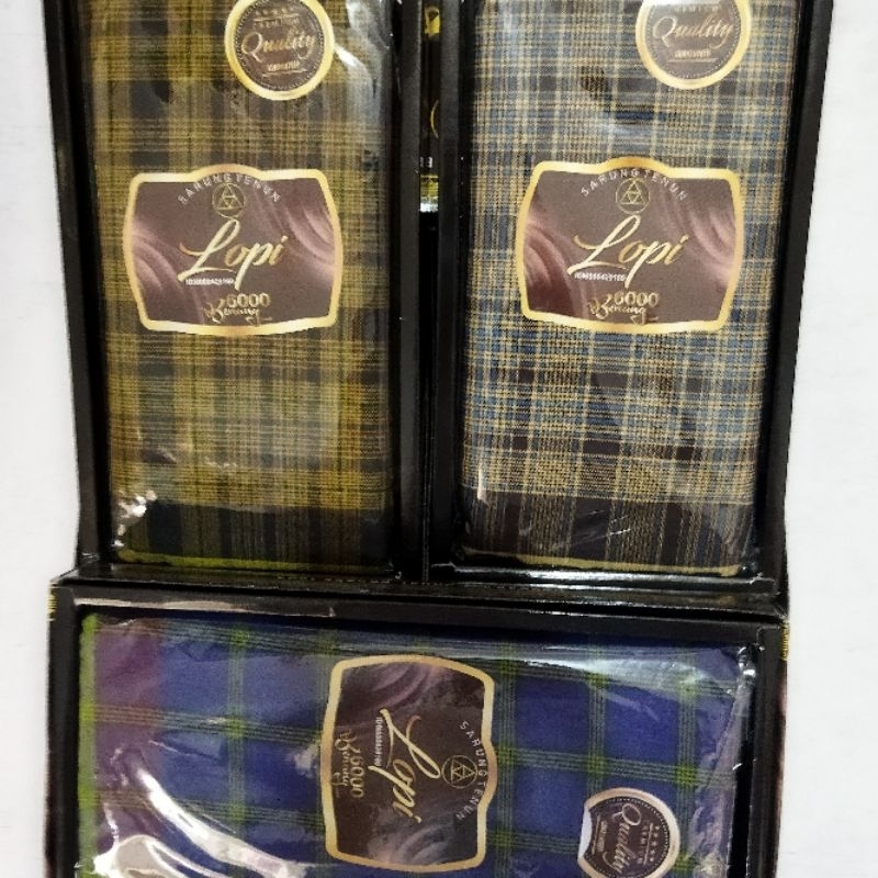 SARUNG TENUN LOPI PREMIUM/MANDAR HELA SARUNG LOPI