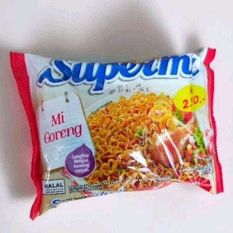 Supermi mie Goreng / mi instan goreng