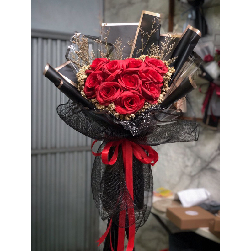 

buket lamaran/buket mawar/buket engagement/buket wisuda