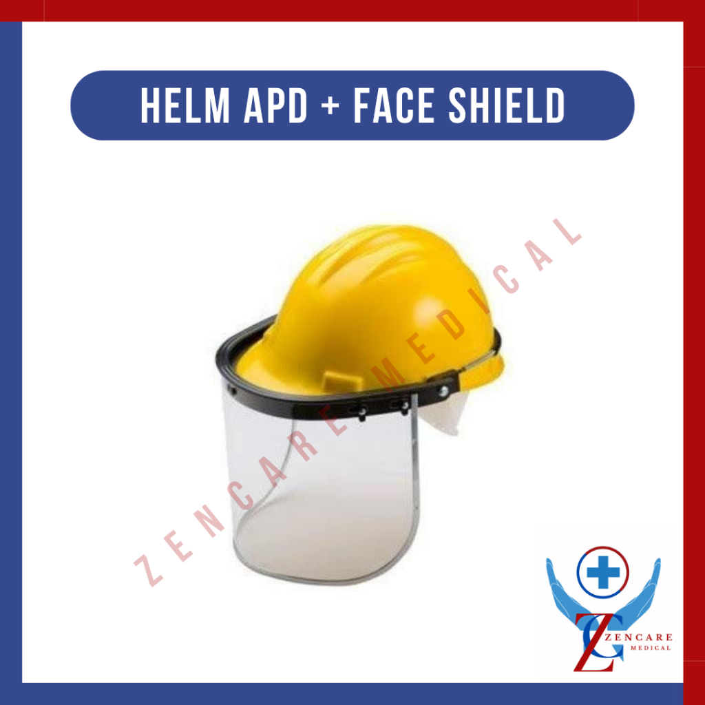 Helm APD + Face Shield / Helm Safety Protection