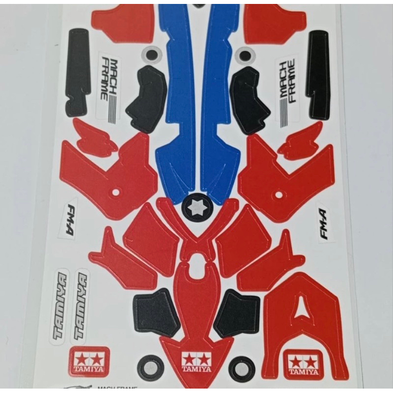 Decal Mini 4WD MACH FRAME/STICKER TAMIYA MACH FRAME