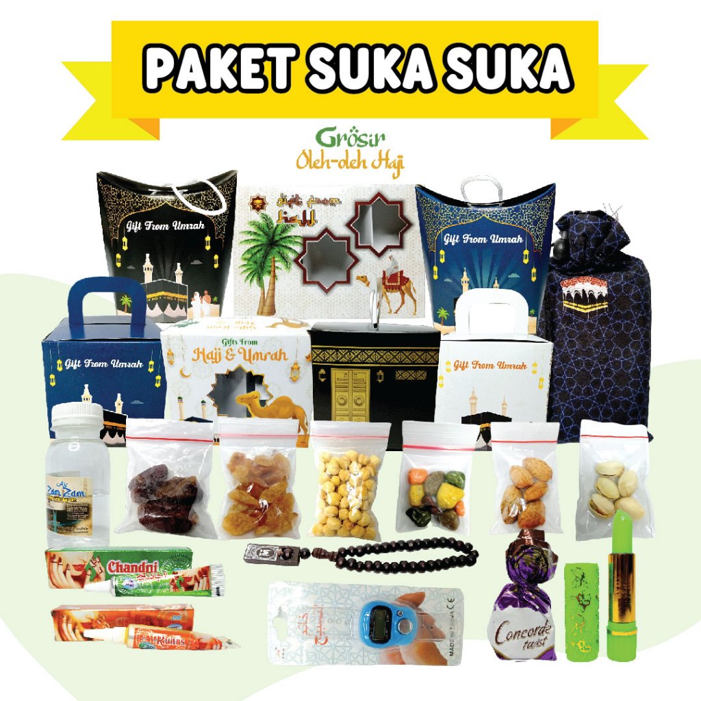 

Paket Oleh Oleh Haji Dan Umroh Terlengkap - Isi Paket Suka Suka Pilih Sendiri