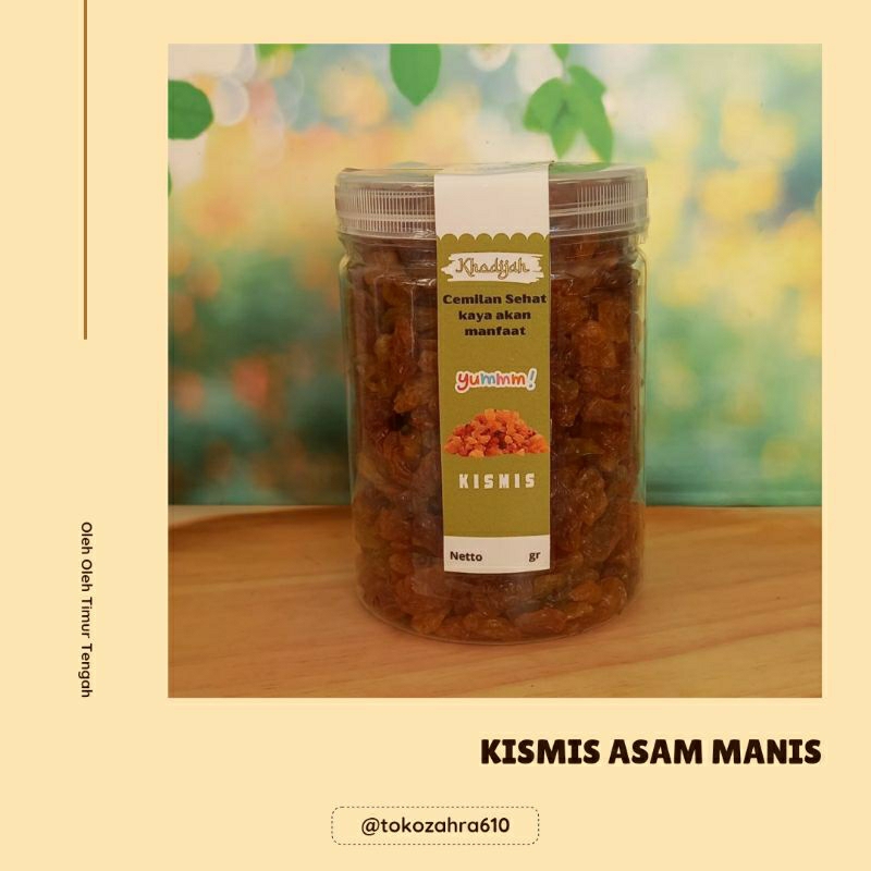 

Kismis Asam Manis 500 Gram