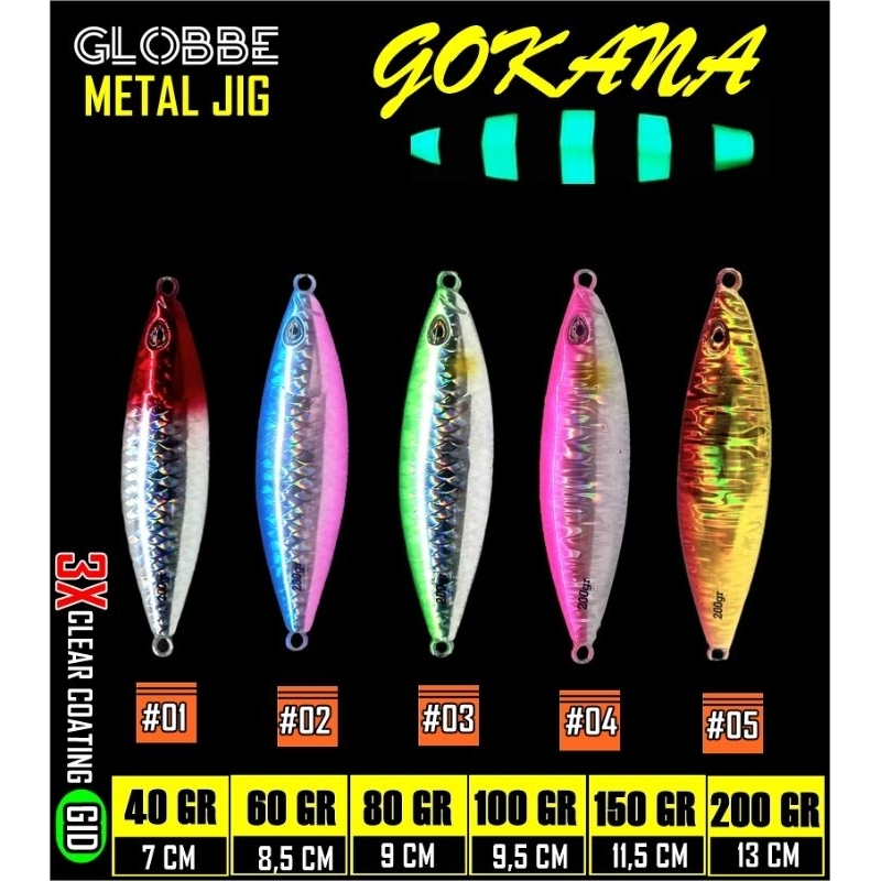 METAL JIG GLOBBE GOKANA