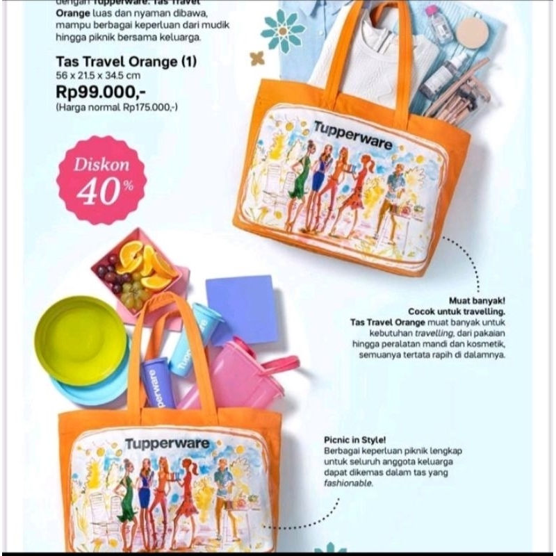 PROMO Tupperware  Tas Travel Tas Piknik