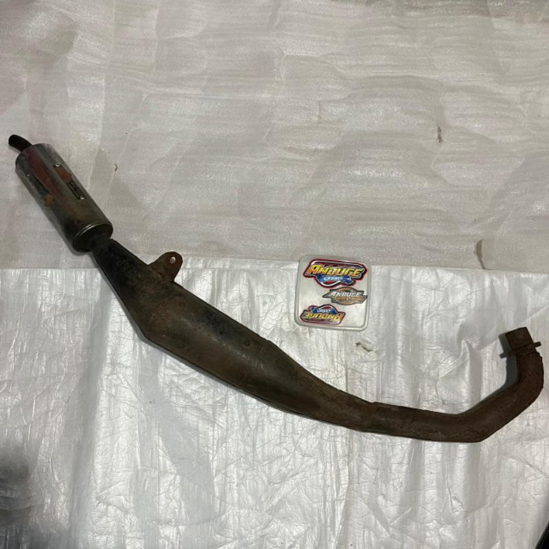 knalpot kenalpot YYPANG YY PANG Oryginal Suzuki satria 2T S r lumba ru hiu