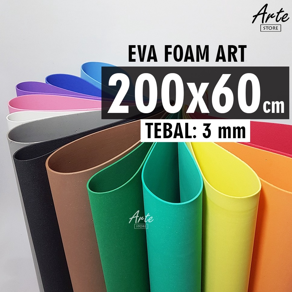 Booming EVA Foam  Spon Ati Meteran tebal 3 mm