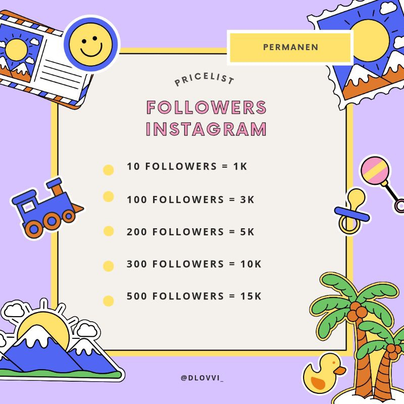 FOLLOWERS INSTAGRAM PERMANEN