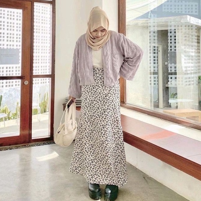 ART U98Y ROK WANITA SKIRT  FLORAL SKIRT  PATTERN SKIRT