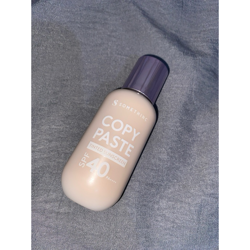 preloved tinted sunscreen somethinc