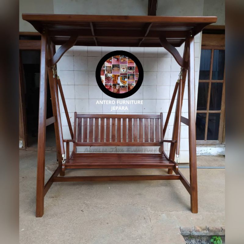 ayunan kayu jati ayunan taman ayunan teras