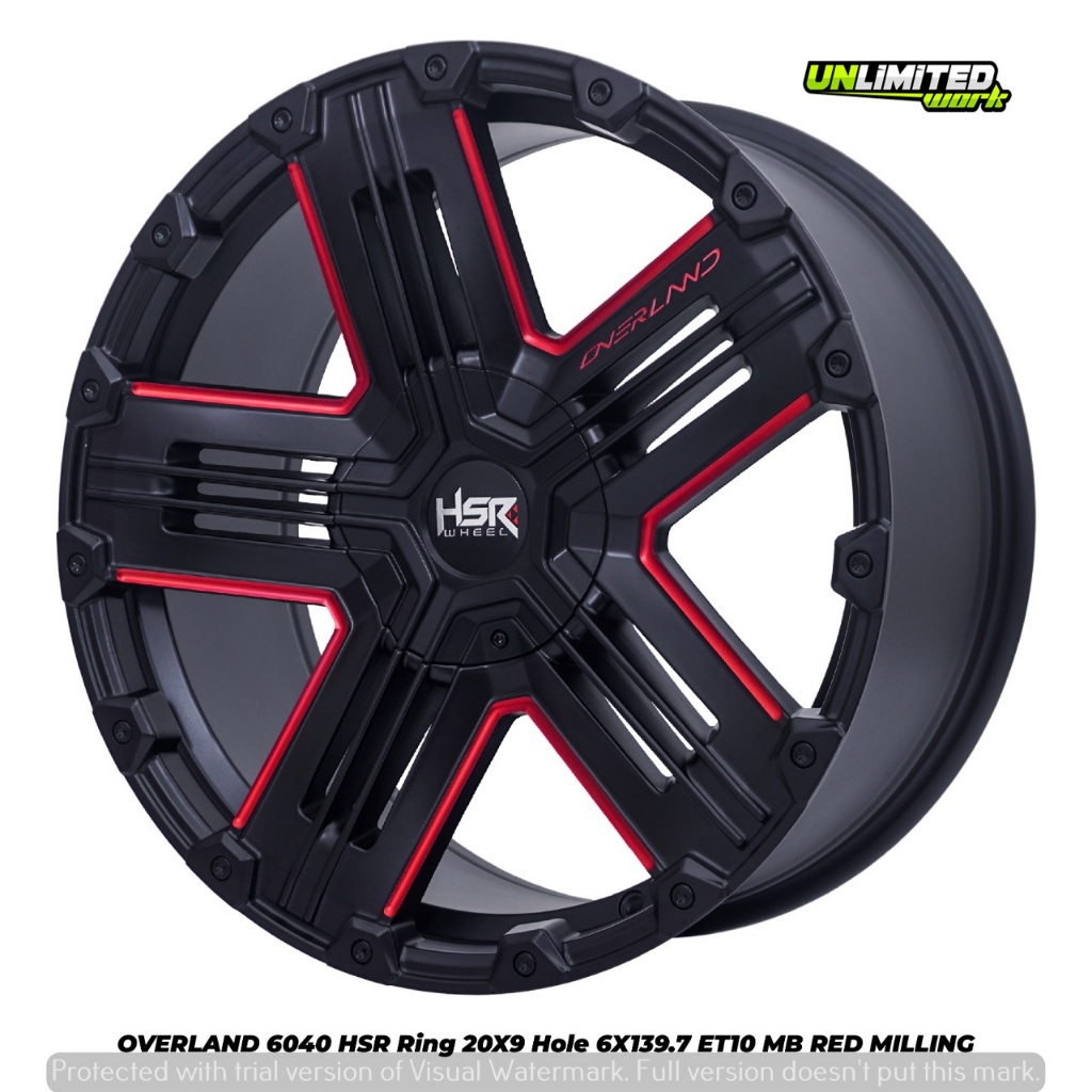 Velg Mobil Ring 20 Trailblazer, Pajero, Fortuner HSR OVERLAND R20