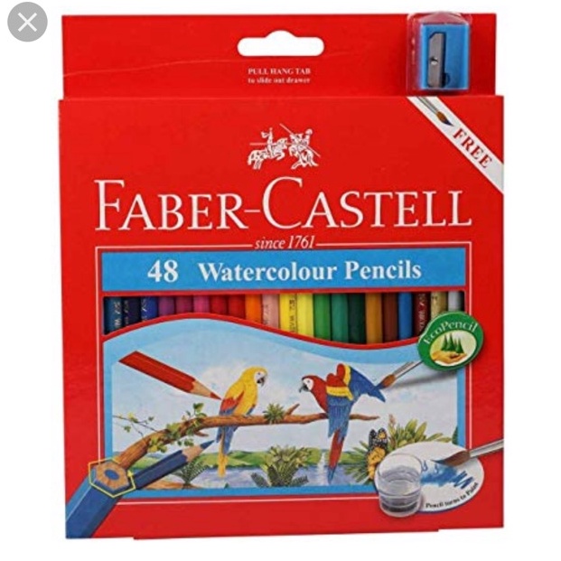 

Terkini Faber castell 48 w water color pensil warna CQI