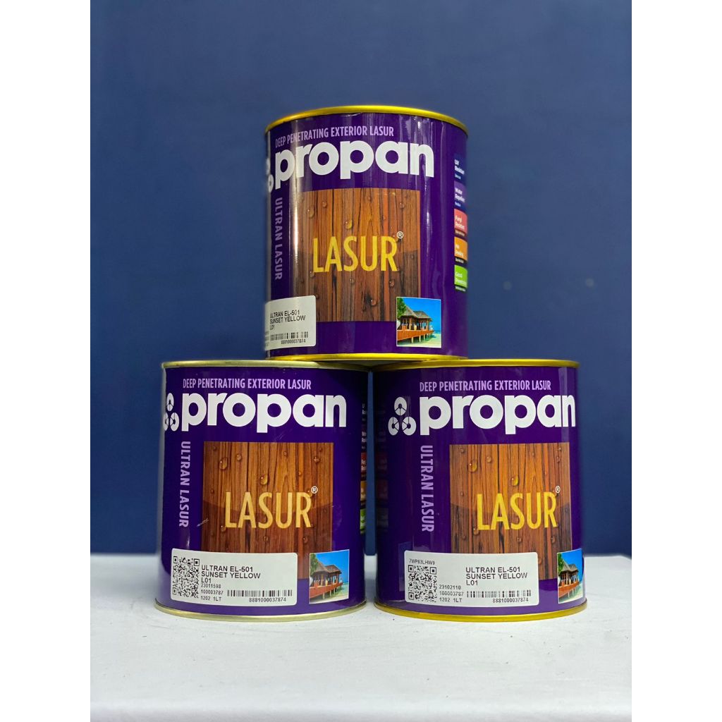 Cat Kayu/Pernis Kayu/Politur Kayu/Warna Kayu/Pelapis Kayu/Propan Lasur 1kg