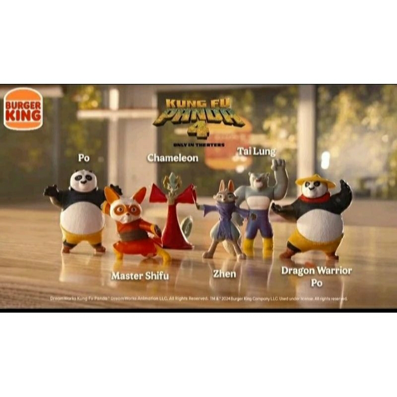 Mainan Kungfu Panda 4 Burger King