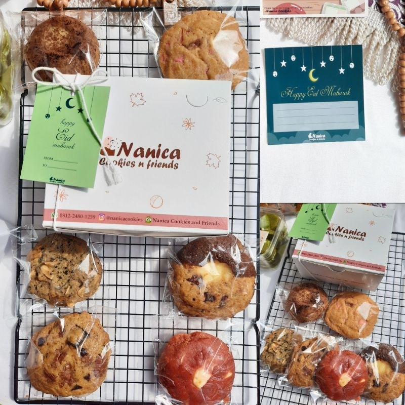 

Parsel Lebaran EID Hampers - Sada (5pcs soft cookies) | nanica cookies and friends