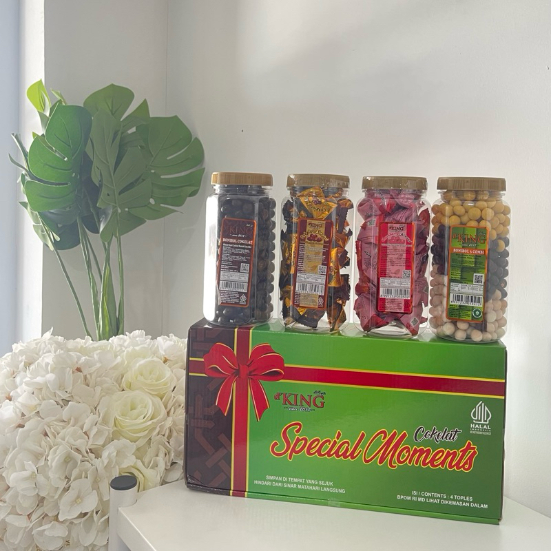 d’King Spesial Moment Mix (Bonibol Cokelat, Bonibol 3 Combi, Cokelat Almond, Chocoberry Almond)