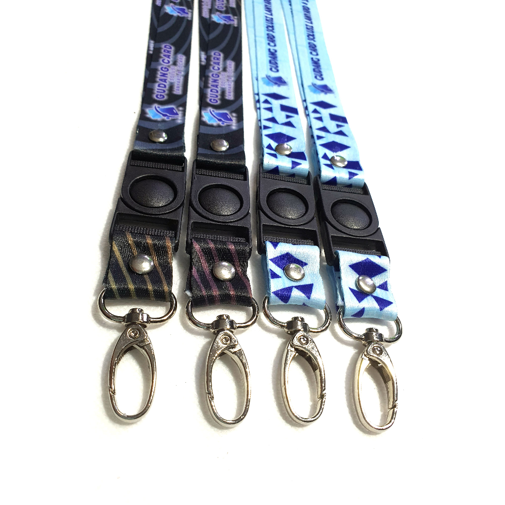 

Cetak Lanyard printing id card custome 2 cm cantelan oval/ MIN CETAK10pcs cantelan oval desain bebas