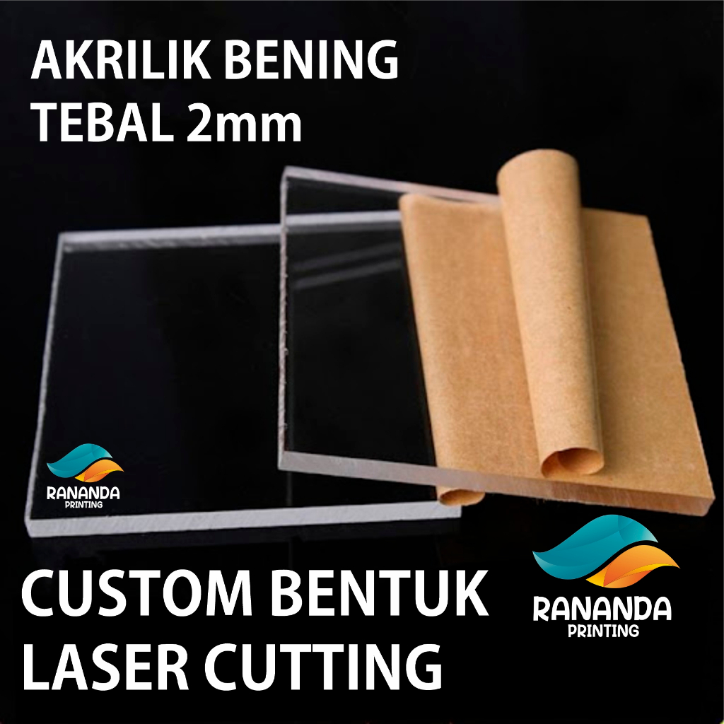 AKRILIK BENING 2mm | LASER CUTTING | AKRILIK MARGA CIPTA