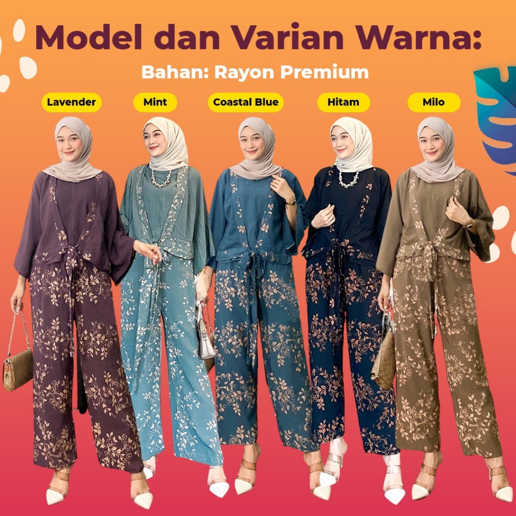 ONE SET KONOHA (Baju + Celana)