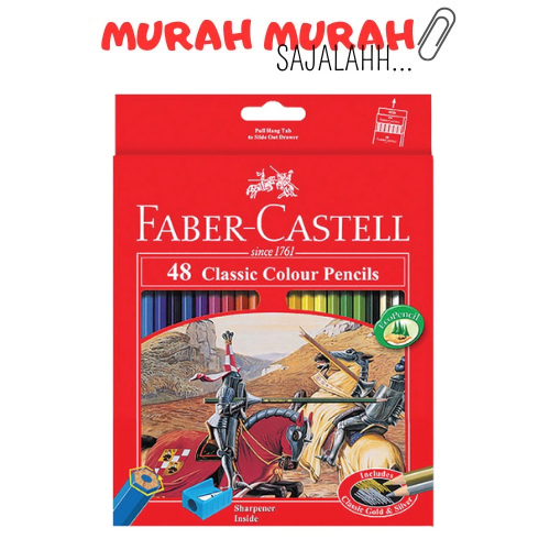 

Pensil warna 48 / Classic Colour Pencils 48 Faber Castell 115858