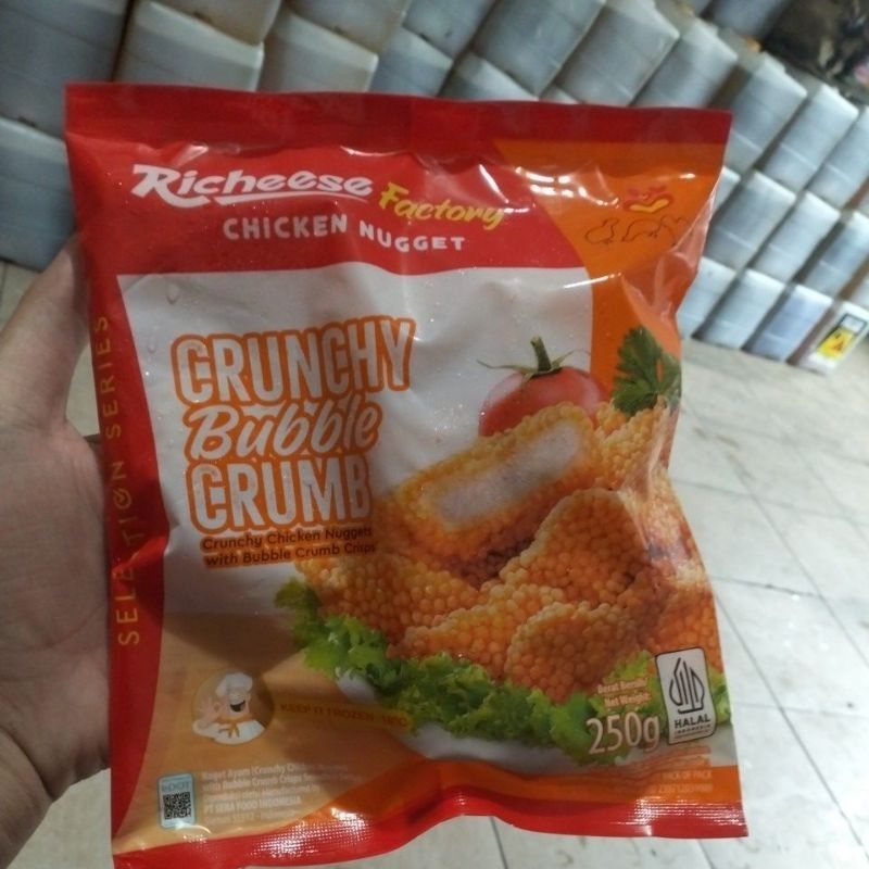 

Richeese Factory Chicken Nugget Crunchy Bubble Crumb 250 gr