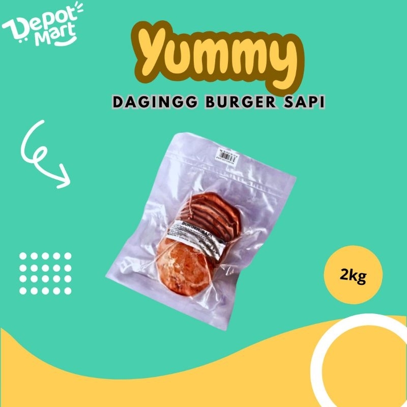 

Daging Burger Polos Yummie Ayam dan Sapi isi 10 Pcs