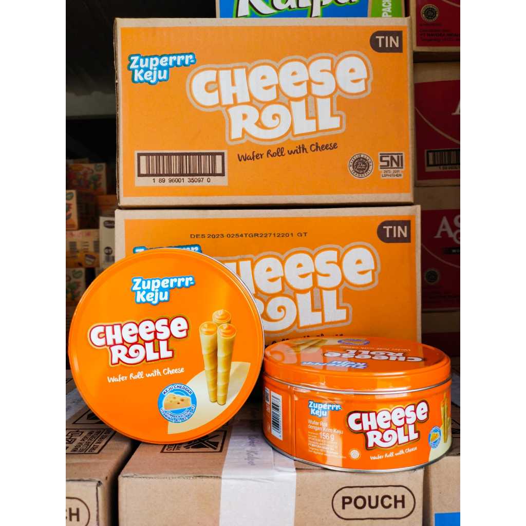 ZUPER KEJU CHEESE ROLL KALENG