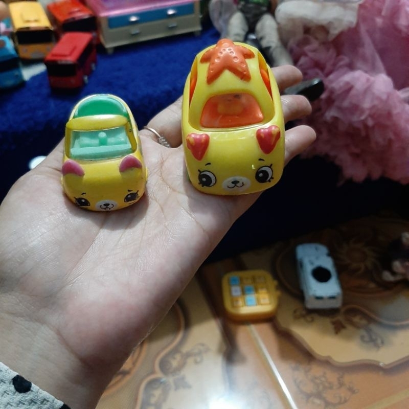 Mainan / dikoleksi diecast mobil besi shopkins & mobil plastik shopkins mcd