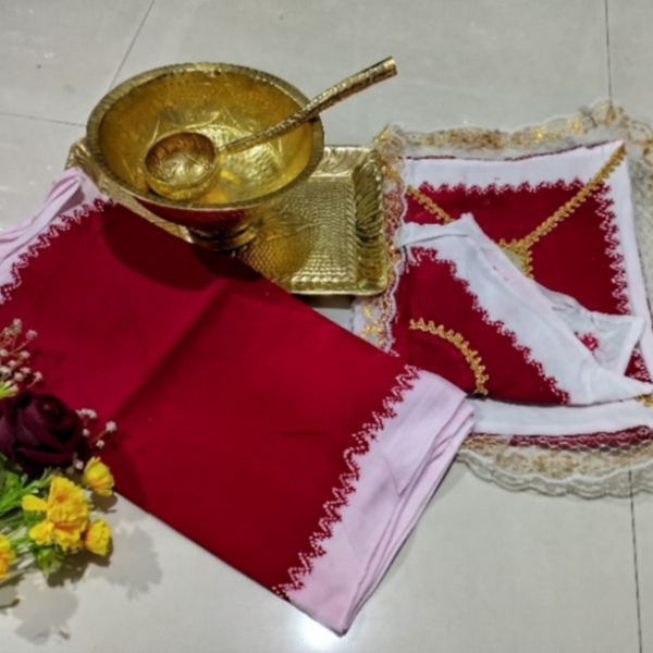 Set bokor panggih + kacar kucur + sindur/Set Bokor Temu Manten/Set Bokor Cuci Kaki