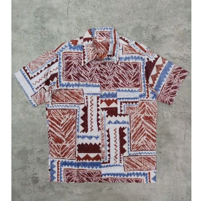 Kemeja alohawaii second | hawaiian shirt | vintage hawaii | kemeja motif second | vintage art shirt