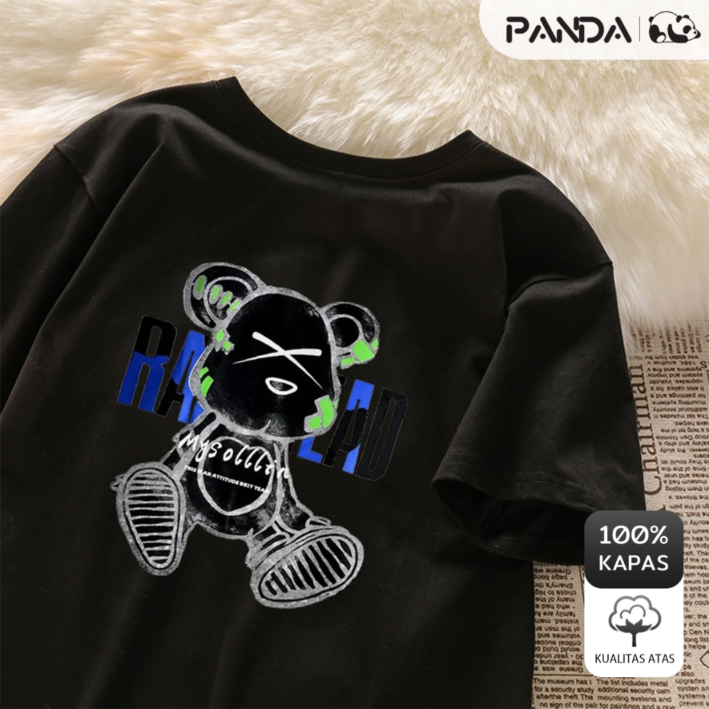 ✅COD kaos oversize wanita teddy bear kaos baju baju kaos oversize baju korean style wanita ootd
