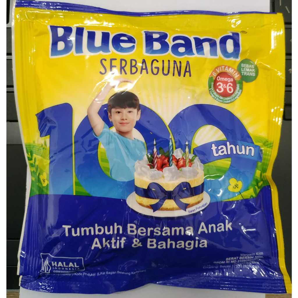 

Blue band Margarine 200gr sachet serbaguna margarin blueband