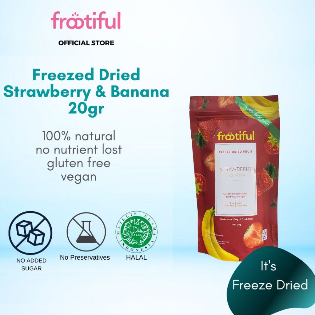 

Frootiful Freeze Dried Fruit Strawberry Banana