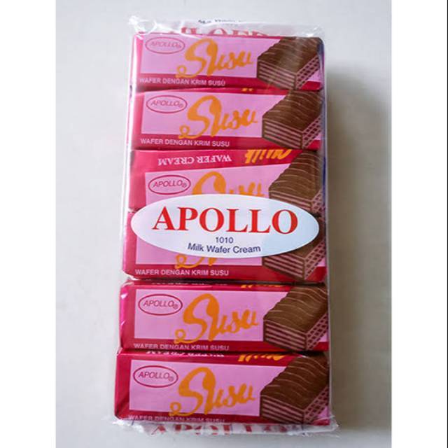 

Appolo Wafer Coklat Dan Susu Biscuit Wafer 12pc