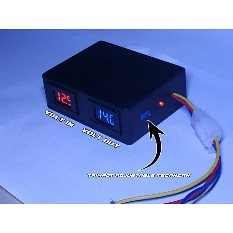 power up adjustable ECU & CDI power up aki ( tegangan bisa di stel / setting )