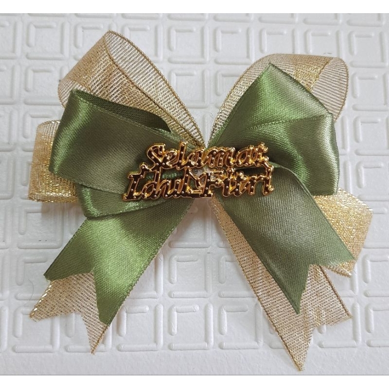 

Pita idul fitri/pita hampers lebaran/pita hijau/pita bingkisan lebaran/pita parsel idul fitri