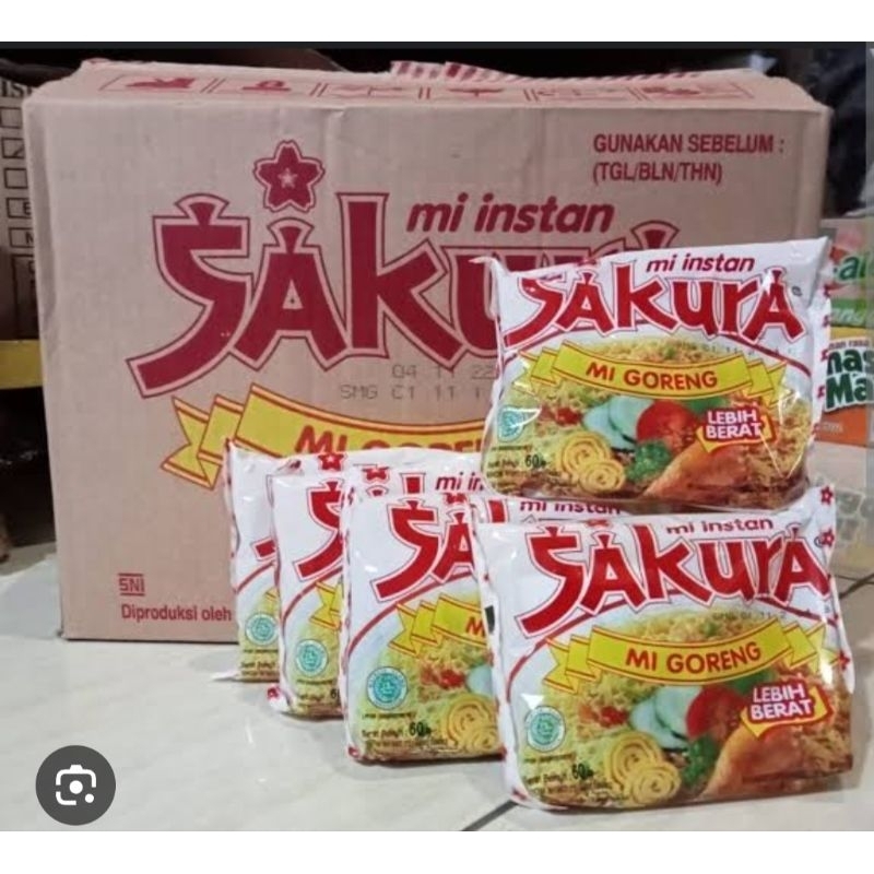 

MIE GORENG SAKURA/DUS isi 40