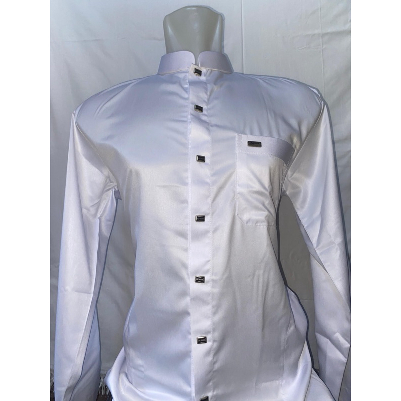 Baju Koko Putih Pria - Al Wafa lengan panjang