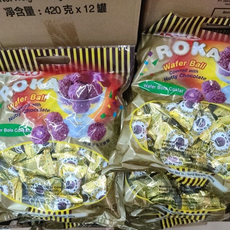 

ROKA wafer ball 300g isi 50pc