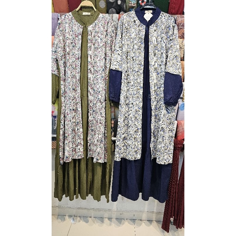 Gamis GAGIL BY OVA Rusayaila Dress ORIGINAL