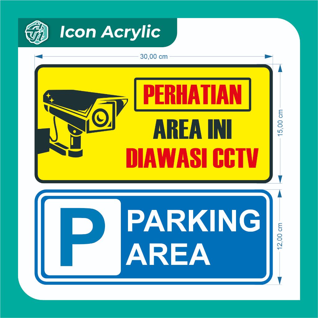 

Akrilik/ Rambu/Toilet/No Smoking/CCTV/Icon Akrilik/Lepas Sandal