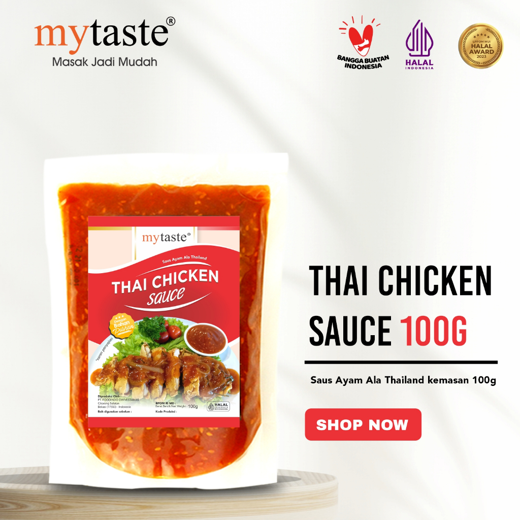 

My Taste Thai Chicken Sauce - Saus Ayam Thailand 100 Gram
