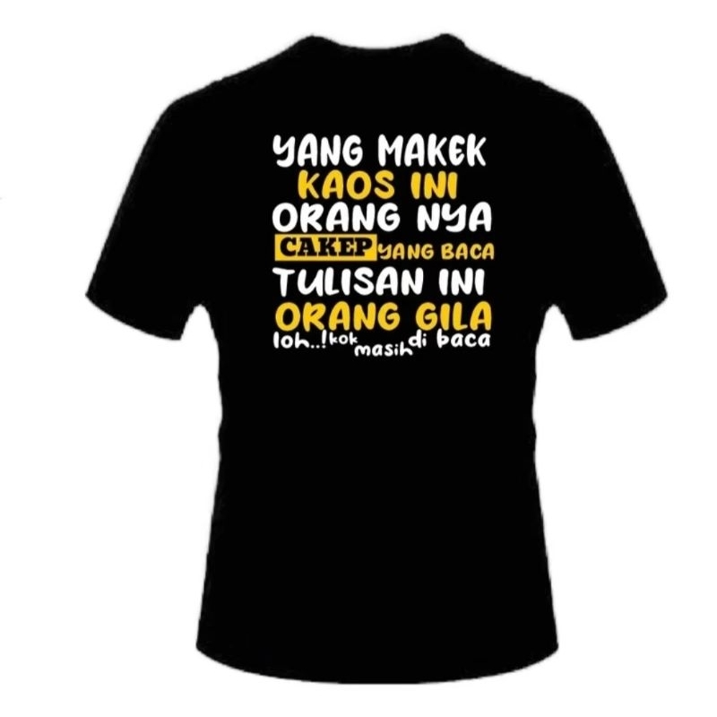 KAOS //WONG EDAN IKU BEBAS YANG MAKE KAOS INI ORANG NYA CAKEP