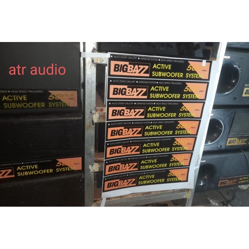 stiker subwoper  psw 500 rebah