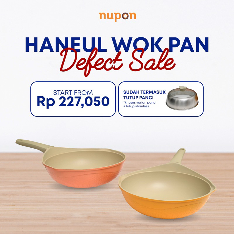 NUPON DEFECT Haneul Wok Pan 28cm